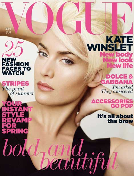 april 2011 vogue. Vogue UK (April 2011) – Front